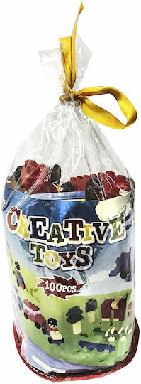 ToyMarkt Creative Toys Building Blocks Bag For Ages 3+ 100 Pieces