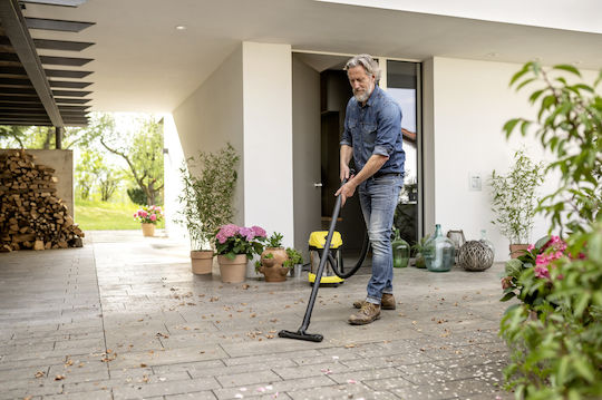Karcher WD 3-18 S Battery Aspirator Reîncărcabil Lichide / Solide cu Inoxidabil Recipient 17lt