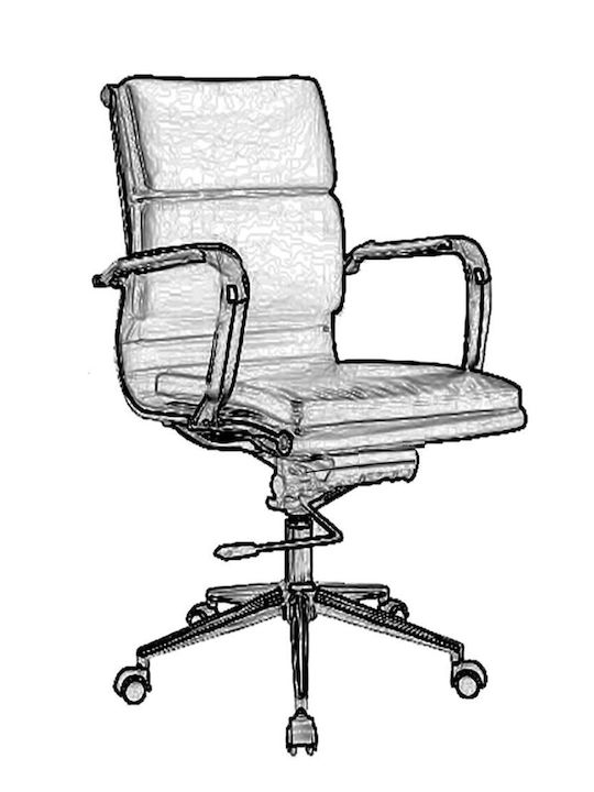 Woodwell BF4801 Bürostuhl mit Neigen Weiß