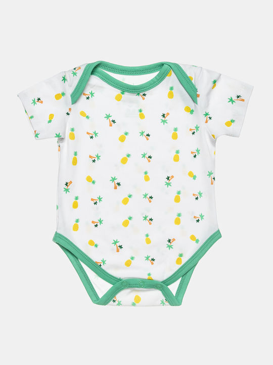 Alouette Baby Bodysuit Underwear Set Short-Sleeved Green