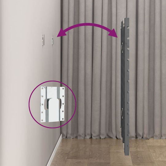 vidaXL Wooden Gray Bed Headboard 166x91.5cm