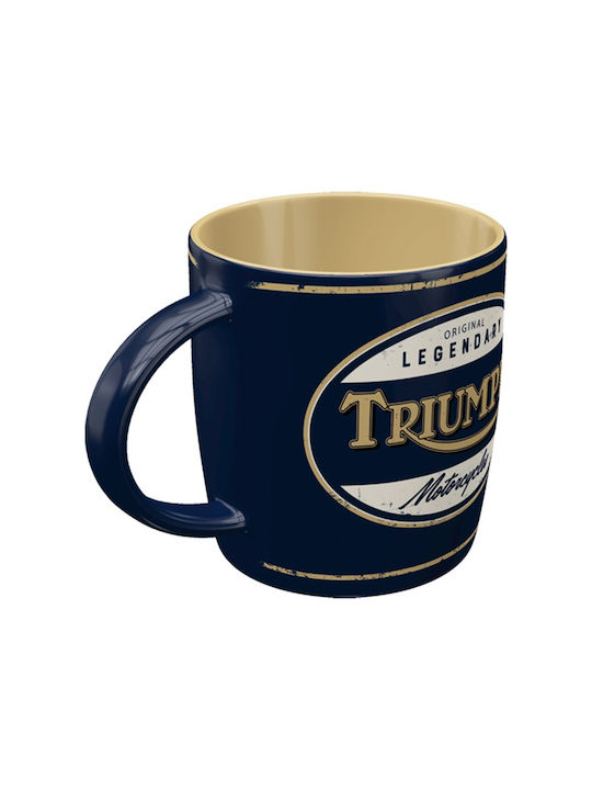 Nostalgic Art Triumph Becher Keramik Blau 330ml 43075
