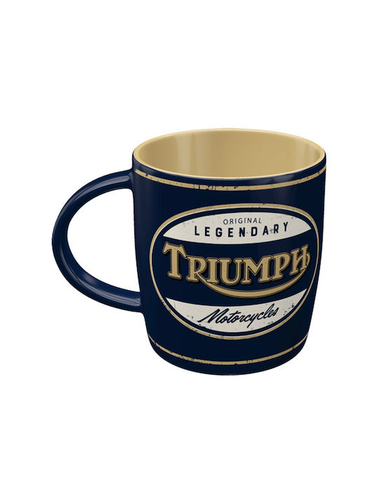 Nostalgic Art Triumph Becher Keramik Blau 330ml 43075