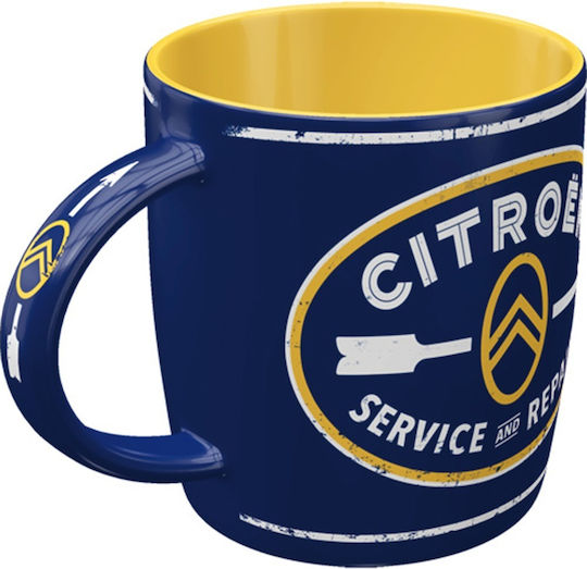 Nostalgic Art Citroen Service Repairs Κούπα Κεραμική Μπλε
