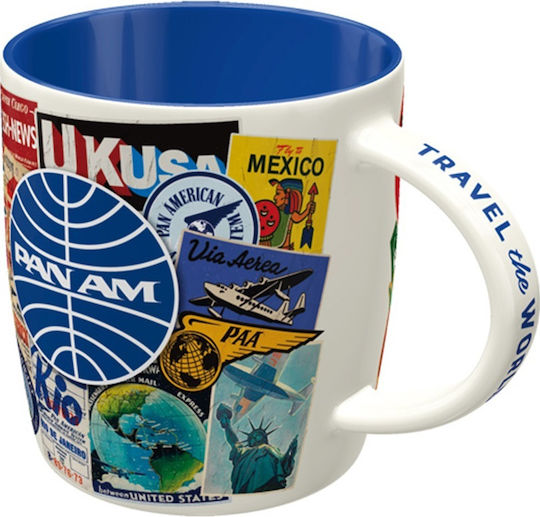 Nostalgic Art Pan Am Travel Κούπα Κεραμική Πολύχρωμη Nostalgic Art Pan Am Travel Κούπα Κεραμική Πολύχρωμη