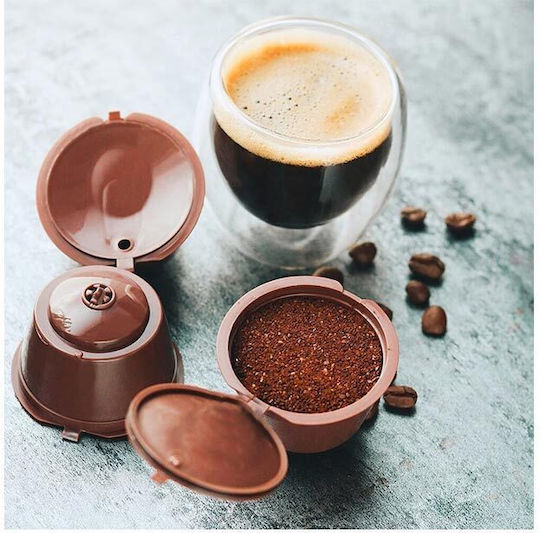 Nachfüllbare Kaffee- und Getränkekapseln Kompatibel mit Dolce Gusto Maschine 3 Stück