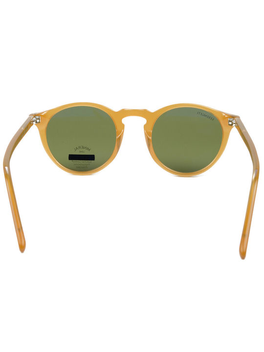 Serengeti Raffaele Men's Sunglasses with Beige Plastic Frame and Green Lens 8951