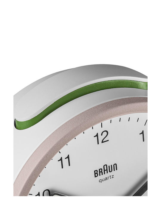 Braun Επιτραπέζιο Ρολόι με Ξυπνητήρι BC12PW