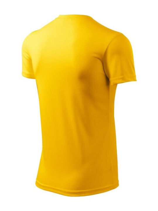 Adler Fantasy M MLI12404 Men's Short Sleeve Promotional T-Shirt Yellow 124-04