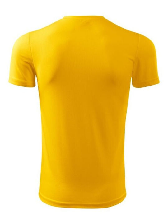 Adler Fantasy M MLI12404 Men's Short Sleeve Promotional T-Shirt Yellow 124-04