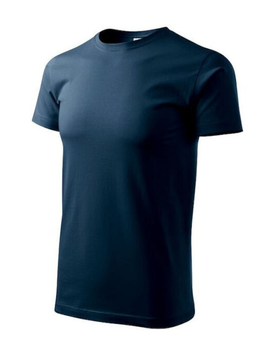 Adler Ανδρικό Διαφημιστικό T-shirt Κοντομάνικο σε Navy Μπλε Χρώμα