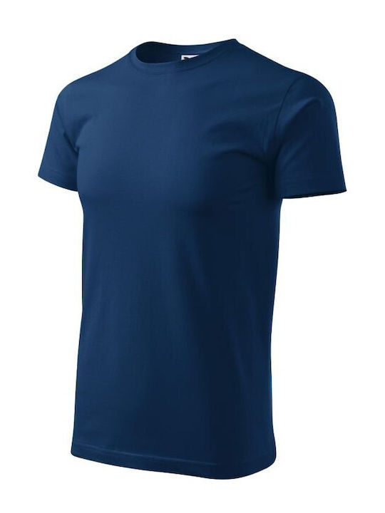 Adler Ανδρικό Διαφημιστικό T-shirt Κοντομάνικο σε Navy Μπλε Χρώμα