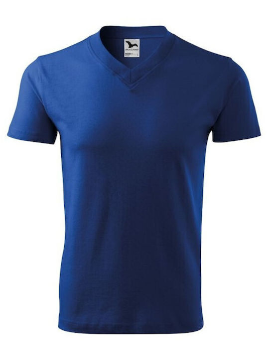Adler Men's Short Sleeve Promotional T-Shirt Blue