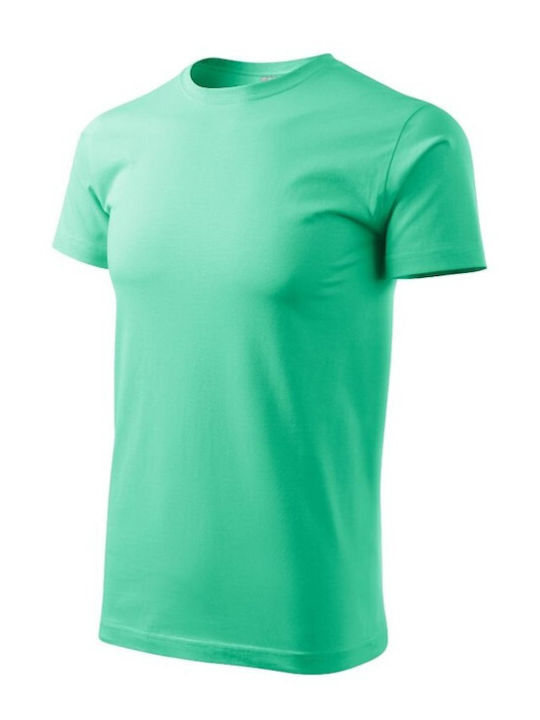 Adler Basic M MLI12995 Men's Short Sleeve Promotional T-Shirt Green 129-95