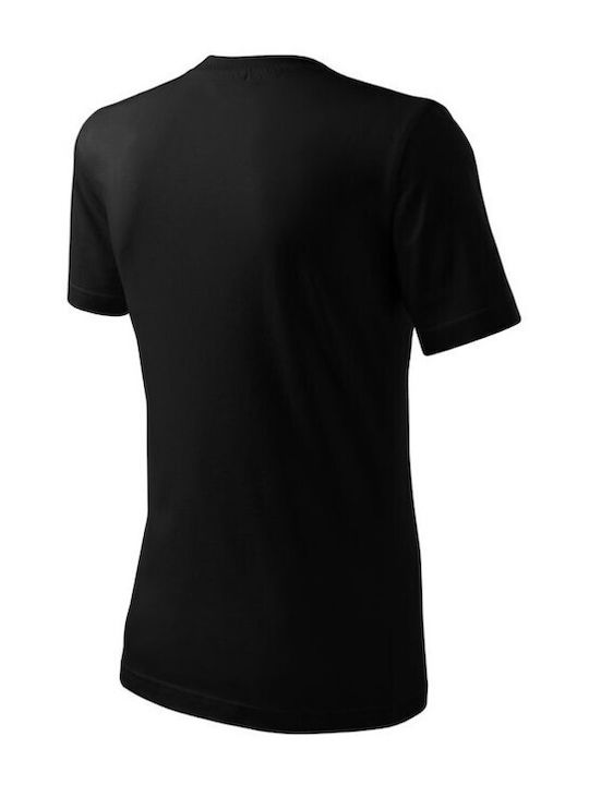 Adler Ανδρικό Διαφημιστικό T-shirt Κοντομάνικο σε Μαύρο Χρώμα