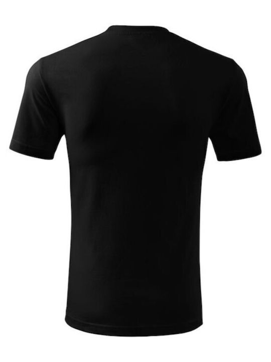 Adler Ανδρικό Διαφημιστικό T-shirt Κοντομάνικο σε Μαύρο Χρώμα