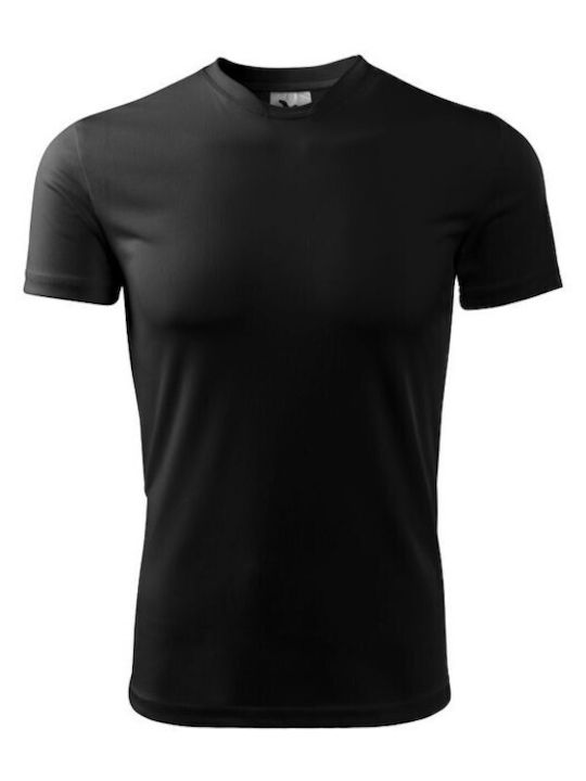Adler Men's Short Sleeve Promotional T-Shirt Black