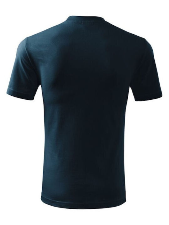Adler Men's Short Sleeve Promotional T-Shirt Navy Blue