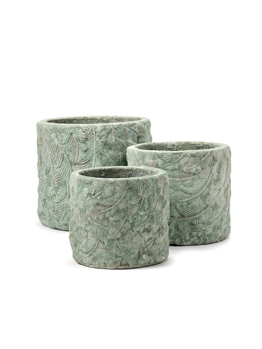 SERAX - DECORATIVE CERAMIC CAPSULE GREEN 23cm X 23cm X 20cm