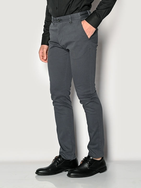 Sogo Herrenhose Elastisch in Slim Passform Gray