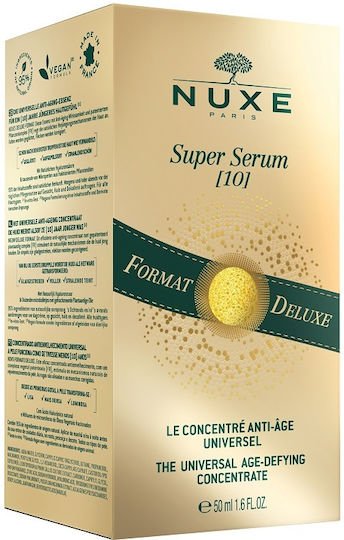Nuxe Super 10 Anti-Aging Serum Gesicht mit Niacinamid & Hyaluronsäure 50ml