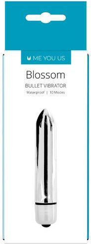XR Аз, ти, ние Blossom Вибратор Bullet Сребрист