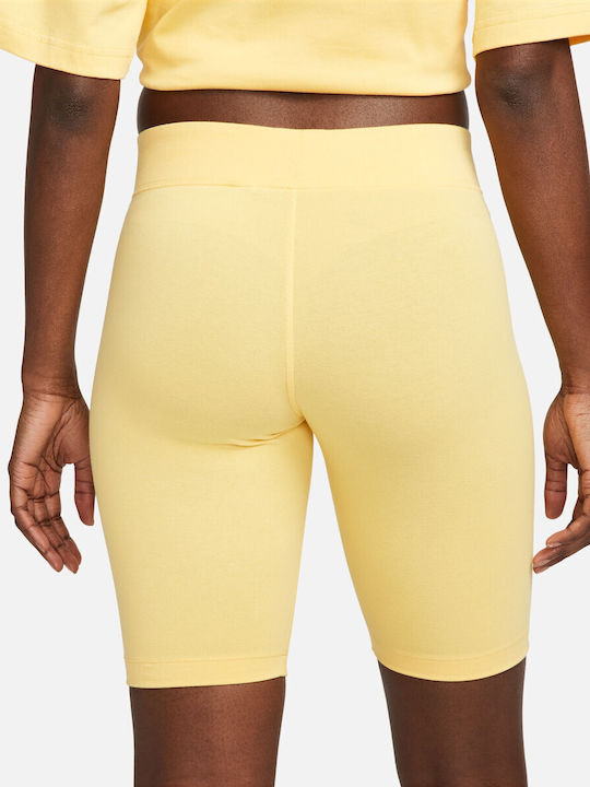 Nike Sportswear Essential Women's Bike Running Legging High Waisted Yellow