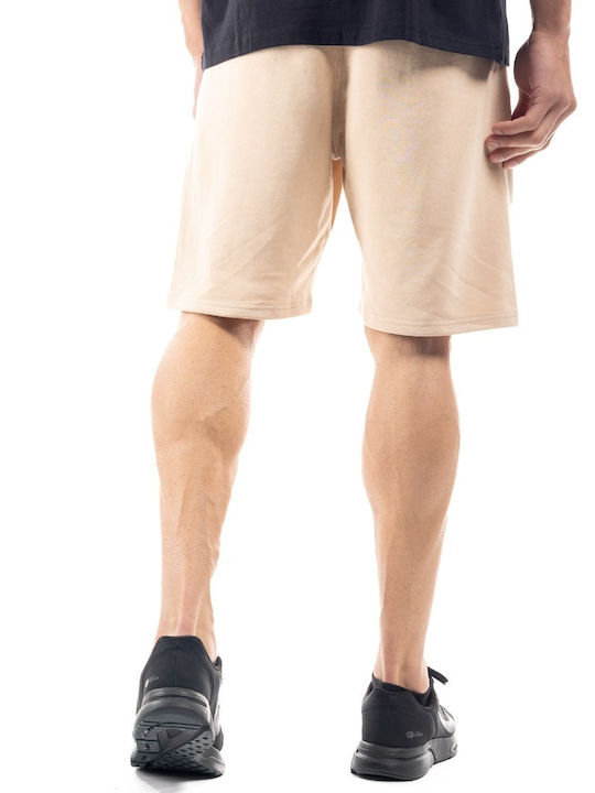 Be:Nation Essentials Terry Sportliche Herrenshorts Beige