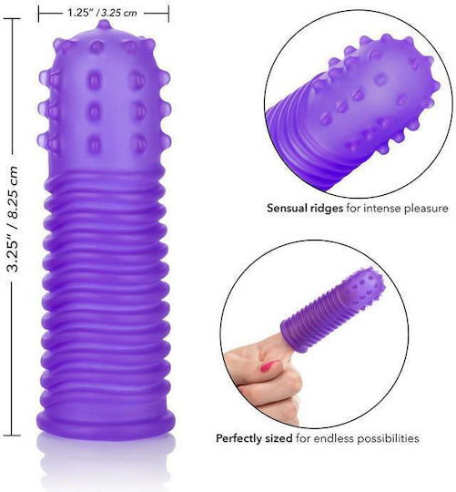 Calexotics Intimate Play Finger Tingler Vibrator Finger Lila