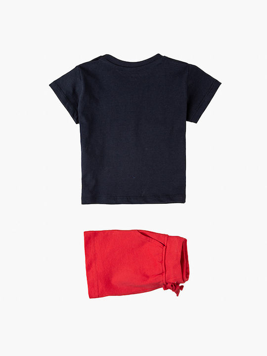 Losan Kids Set with Shorts Summer 2pcs Navy Blue