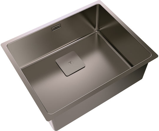 Teka Flexlinea RS15 50.40 115000024 Drop-In Sink Inox Satin W54xD44cm Titanium