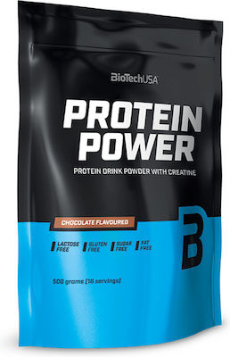 Biotech USA Protein Power Χωρίς Γλουτένη & Λακτόζη με Γεύση Βανίλια 500gr