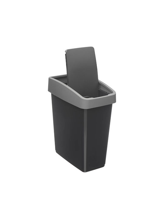 5Five Coș de Gunoi Plastic Negru 45lt 1buc