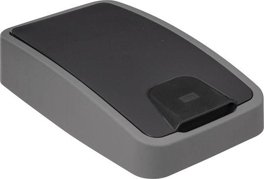 5Five Coș de Gunoi Plastic Negru 45lt 1buc