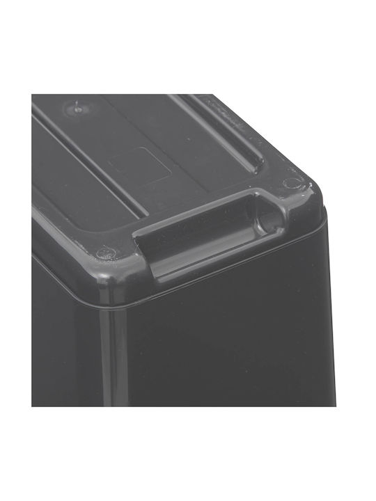 5Five Coș de Gunoi Plastic Negru 45lt 1buc