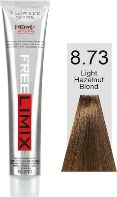 Freelimix Permanent Color Hair Dye 8.73 Blond Light Hazelnut 100ml