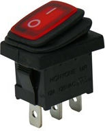 Topelcom On-Off switch Rocker with Lighting 1pcs