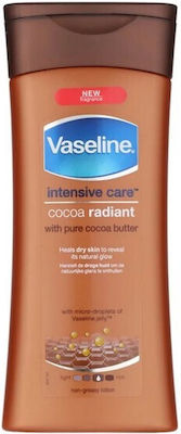 Vaseline Cocoa Radiant Moisturizing Lotion Restoring for Dry Skin 200ml