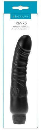 Kinx Titan Realistic Vibrator Realistic Vibrator 19cm Black