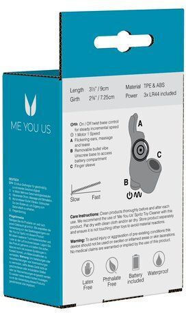 Me You Us Minx Mini Bunny Finger Vibrator Вибратор Пръст Розов