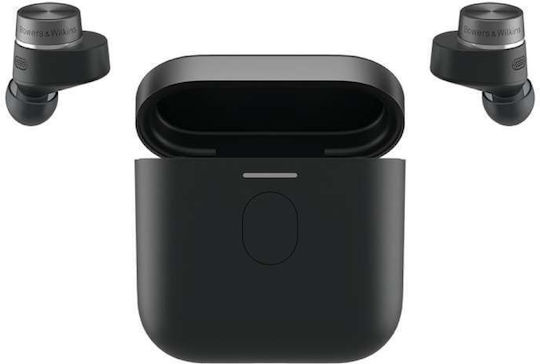 Bowers & Wilkins Pi7 S2 In ear Bluetooth хендсфри Слушалки с Устойчивост на Пот и Кутийка за Зареждане Черен