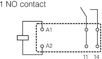 Schrack Ρελέ 12V 16A 1τμχ 01.077.0569