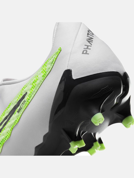 Nike Phantom Gx Academy Ποδοσφαιρικά Παπούτσια με Τάπες MG Lime / Grey