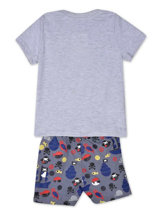 BodyTalk Kids Set with Shorts Summer 2pcs Gray