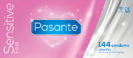 Pasante Προφυλακτικά Feel 144τμχ 52mm Λεπτά για Φυσική Αίσθηση Natural