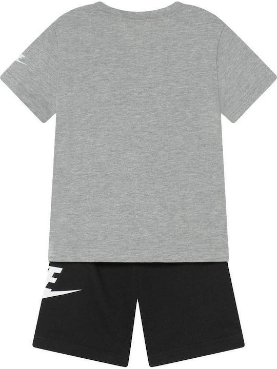Nike Παιδικό Σετ με Σορτς Γκρι 2τμχ