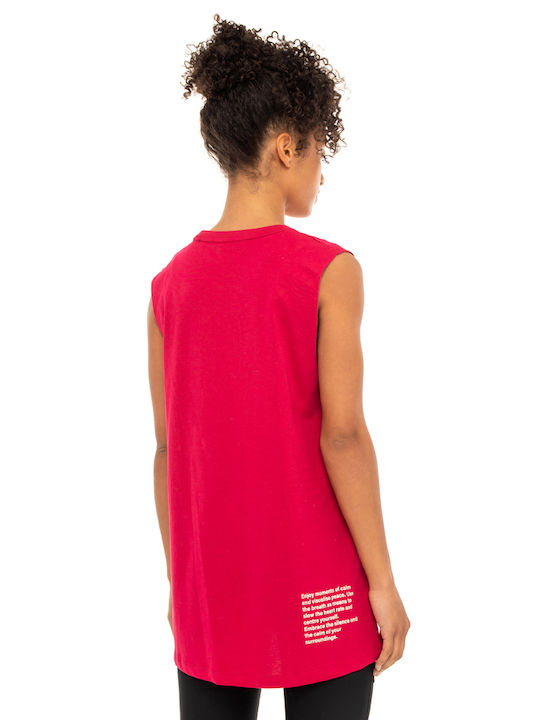 Be:Nation Women's Blouse Dress Sleeveless Red