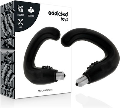 Addicted Toys Anal Massager Anal Plug with Vibration Black