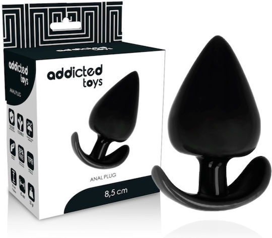 Addicted Toys Addicted Toys Anal Plug Black 8.5cm