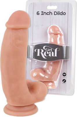 ToyJoy Get Real Dildo with Balls 15cm Natural